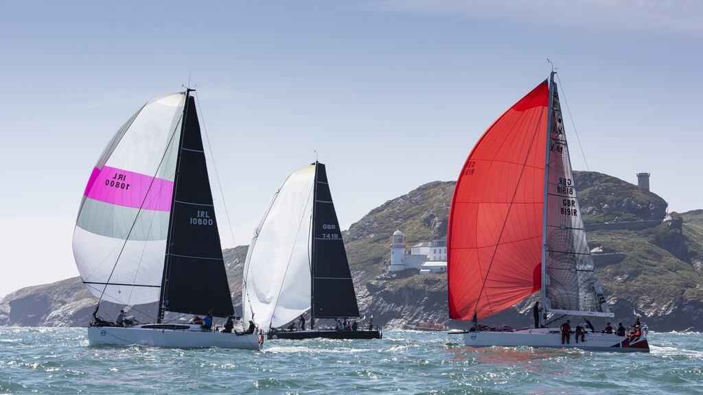 Rockabill VI skippered by Paul O'Higgins (left) is a confirmed entry for the SSE Renewables Round Ireland Race in June. Photograph: David Branigan/OceansportFree for editorial use with picture credit