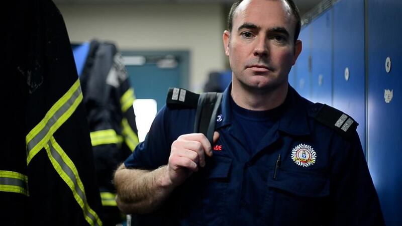 Best medical care: advanced paramedic Colm Murphy of Dublin Fire Brigade. Photograph: Bryan O’Brien
