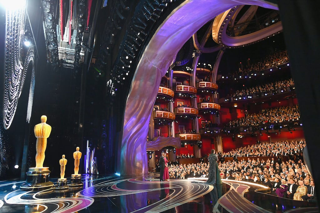 Television coverage of awards ceremonies is the visual embodiment of Gore Vidal’s line about how it’s not enough to succeed, others must fail. Photograph: Getty Images