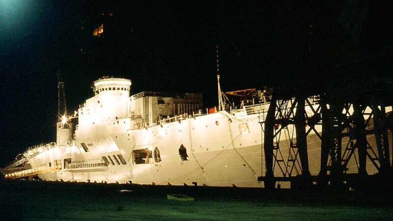HMS Triumph in Rio de Janeiro in 1972. David Cuthbert was among the crew. It was one of six ships visiting Brazil’s former capital to commemorate the 150th anniversary of Brazil’s independence from Portugal.
