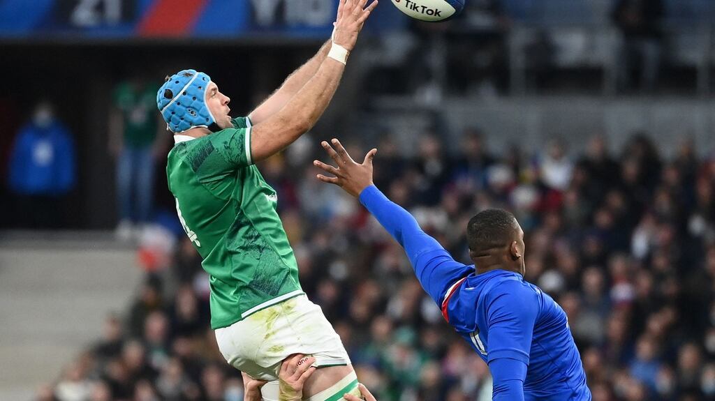 Tadhg Beirne has gone from Leinster exile to an Ireland central contract. Photograph: Franck Fife/Getty Images