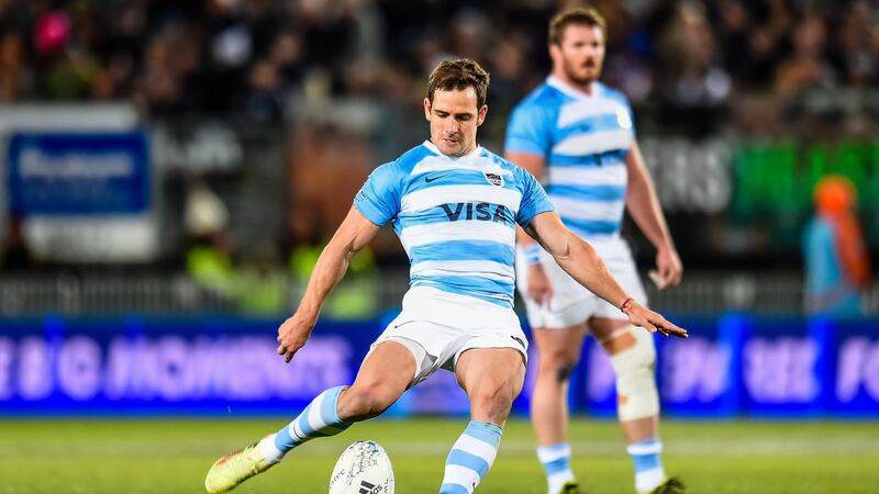 Argentina outhalf Nicolas Sanchez. Photograph: John Davidson/Inpho/Photosport