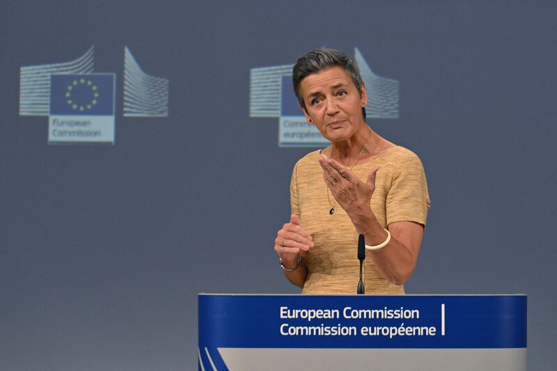 Former EU competition commissioner Margrethe Vestager