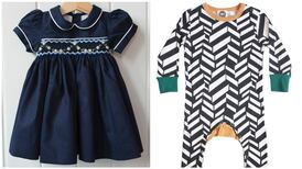 Polka dots, velvet boots and clothes for tots