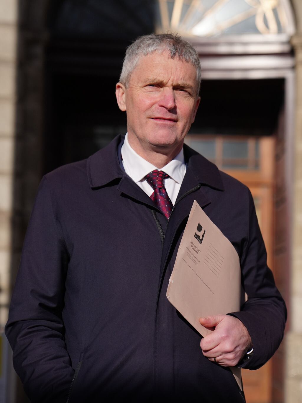 Pa Daly, the Sinn Fein TD for Kerry, outside the High Court in Dublin. Photograph: Brian Lawless/PA Wire.