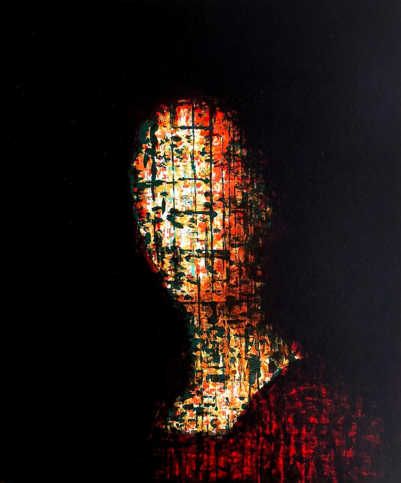 Stephen Lawlor's Kvinna, on exhibit at the Hunt Museum. His works have been compared to "Dutch masters on acid".