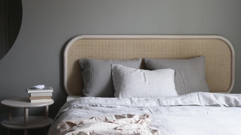 Lempi is a simple yet smart solid ash and rattan bed head from Matri, a Finnish bed brand.