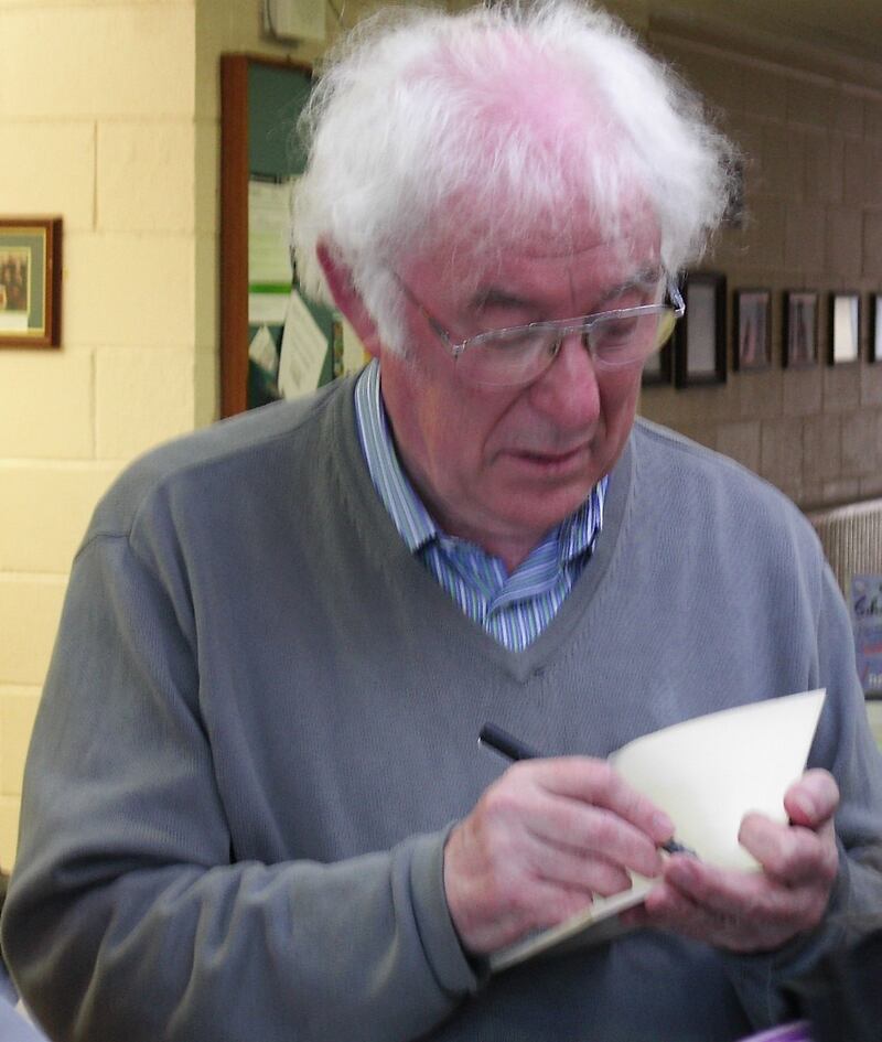 Seamus Heaney at Strokestown in 2006