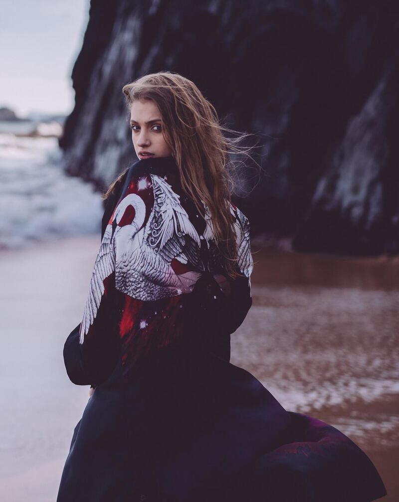 Children of Lir kimona (€825) from Northern Irish stylist and illustrator Sara O’Neill’s collection, Éadach.