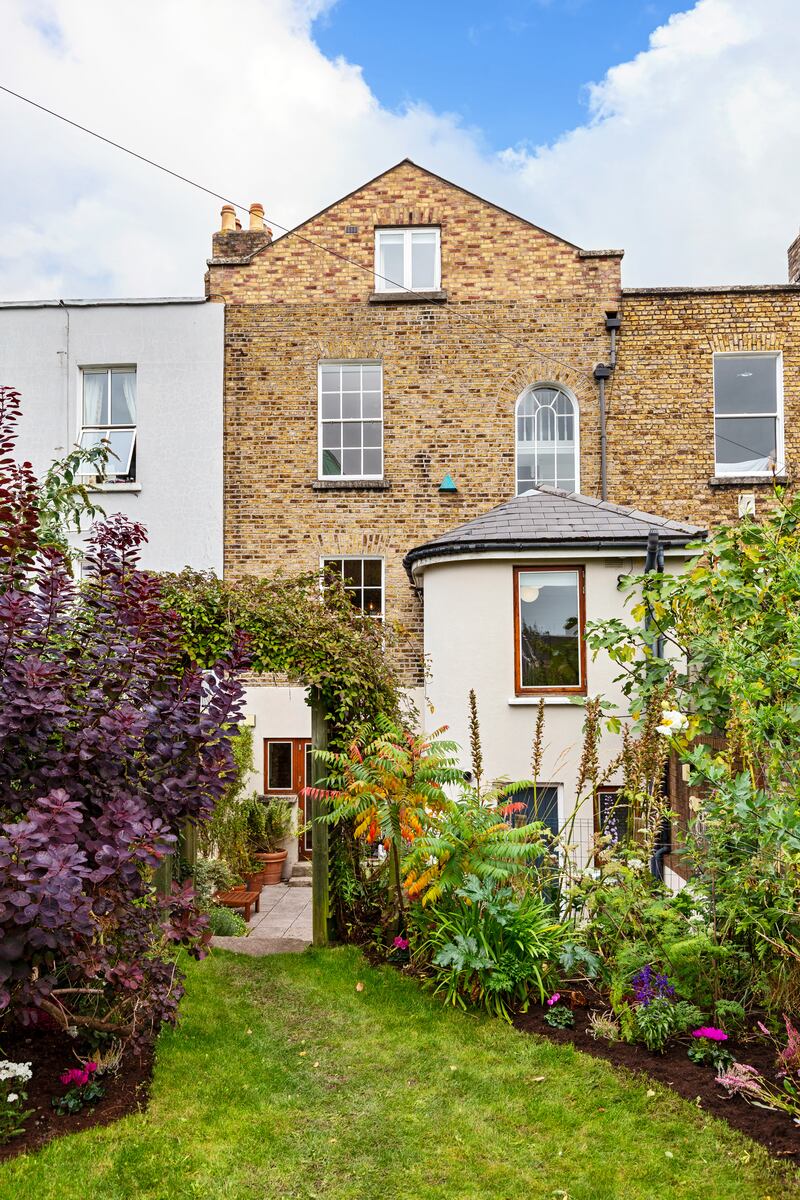 Well-maintained back garden