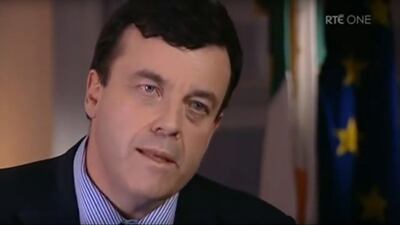 16. Brian Lenihan Jnr during a ‘Prime Time’ interview: “We all partied.”