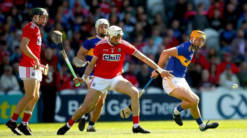 Cork’s Tim O’Mahony may become a very good player but he is no man-marker. Photograph: James Crombie/Inpho