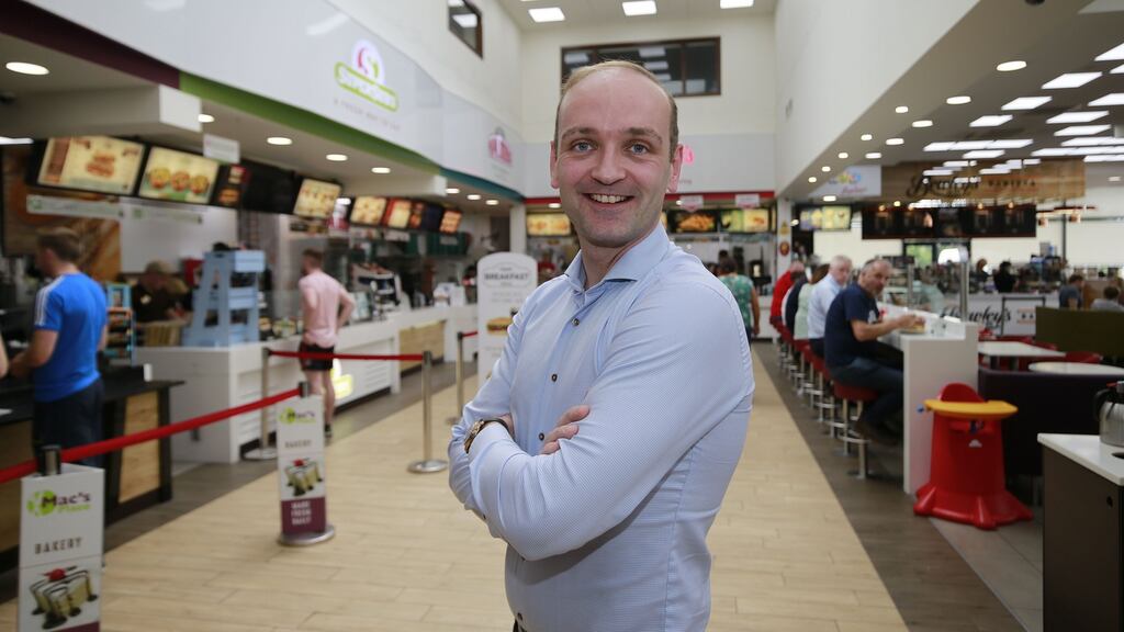Henry Healy, manager of Supermac’s, Moneygall, says without the facilities funded by the Leader scheme, the community would be ‘disadvantaged’. Photograph: Nick Bradshaw