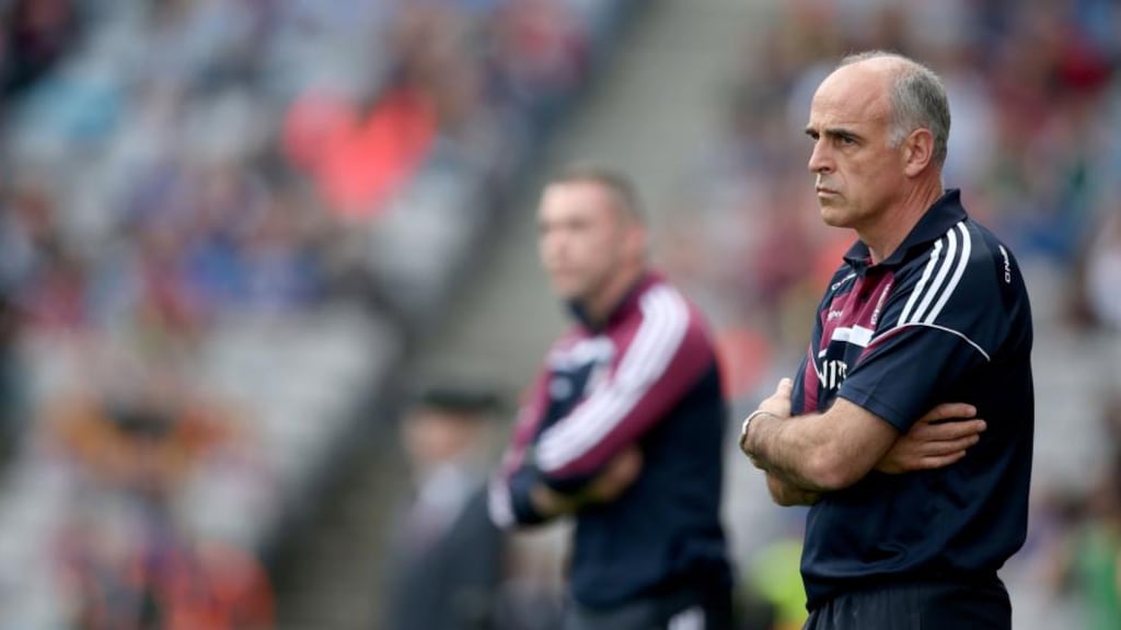 Galway manager Anthony Cunningham: “We’d be pushing hard for the Galway supporters to come out and drive this team on, as there is something to build on.” Dan Sheridan/Inpho
