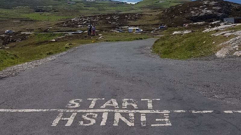 View from the start line at Malin Head. Photograph: Kieran Garry