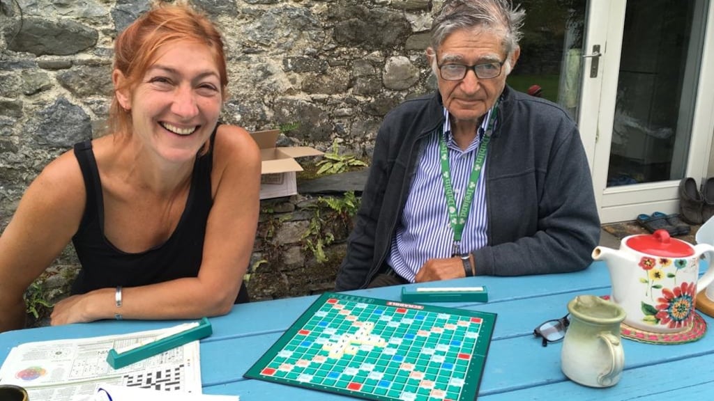 Jadzia Kaminska with her father Jan Kaminski: ‘I’m really proud of who he was and how he managed to live his life’