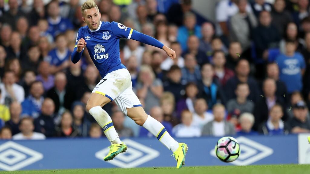 Gerard Deulofeu could be leaving Everton in the January window. Photograph: Getty Images