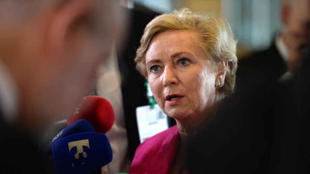 Frances Fitzgerald TD Minister for Justice and Equality received the approval this week for the heads of the Garda Síochána (Amendment) Bill 2014. Photograph: Dara Mac Dónaill / The Irish Times