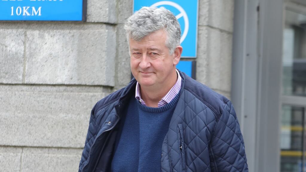 Eugene Costello, pictured leaving the Four Courts on Monday after he appeared before the High Court. Photograph:  Collins Courts