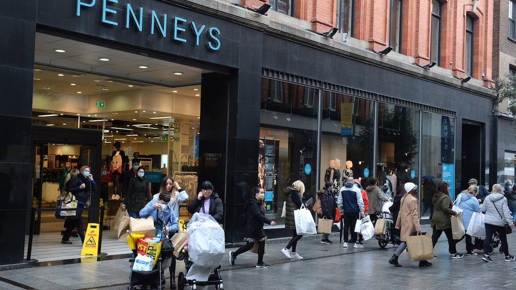 Penneys on Henry Street, Dublin, last October. Photograph: Dara Mac Dónaill