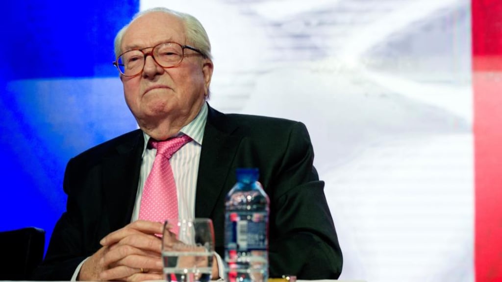 Jean-Marie Le Pen: his daughter sought to prevent him from tarnishing her bid for power as she looks to France’s 2017 presidential election. Photograph: Alain Jocard /AFP/Getty