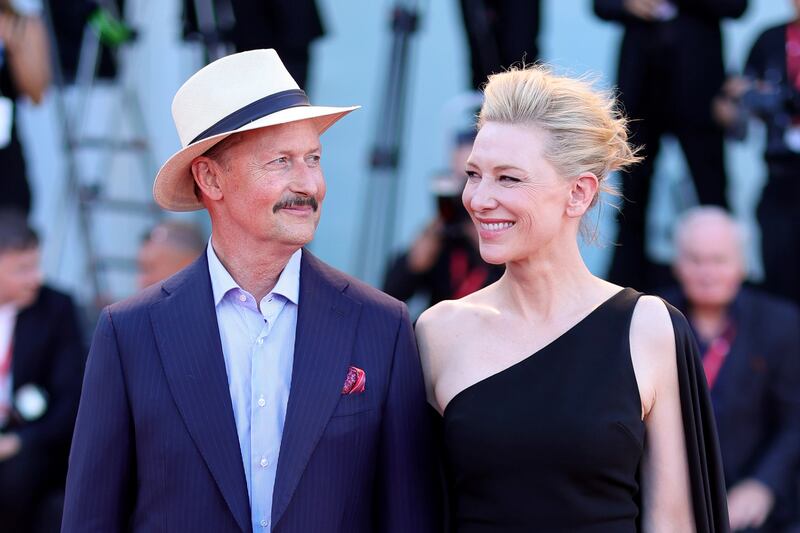Todd Field and Cate Blanchett at Venice Film Festival
