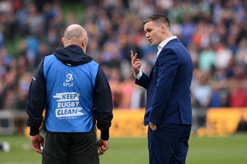 A dejected Johnny Sexton following Leinster's defeat. Photograph: Stu Forster/Getty Images