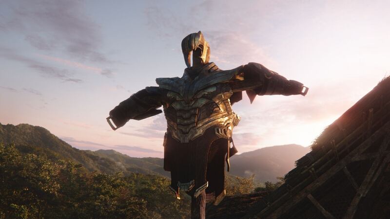 Thanos’s armour in Marvel Studios’ Avengers: Endgame. Photograph: Film Frame/Marvel Studios