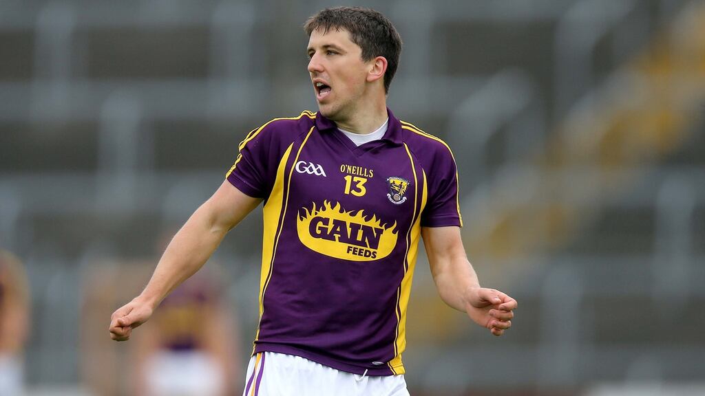 Wexford’s Ciaran Lyng was in good form on Sunday. Photograph: Donall Farmer/Inpho