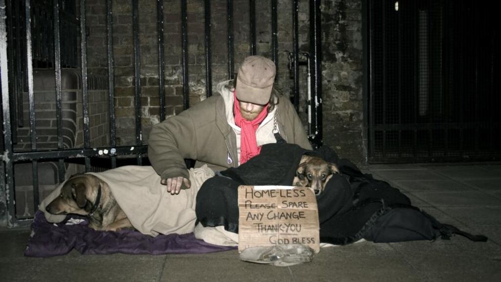 “The problem is most acute in Dublin; official figures show that six new people are becoming homeless in the Dublin region every day, while only two people each day succeed in escaping from homelessness.” Photograph: Getty Images