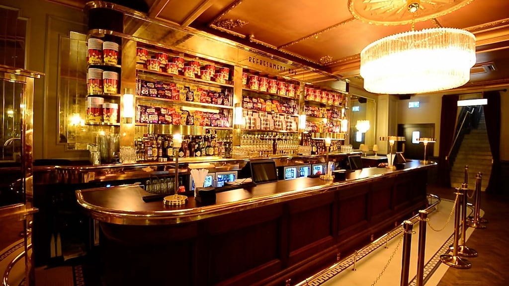 The newly restored Stella Theatre in Dublin, one of the country’s oldest cinemas and now part of the Press Up Entertainment group. Photograph: Bryan O’Brien