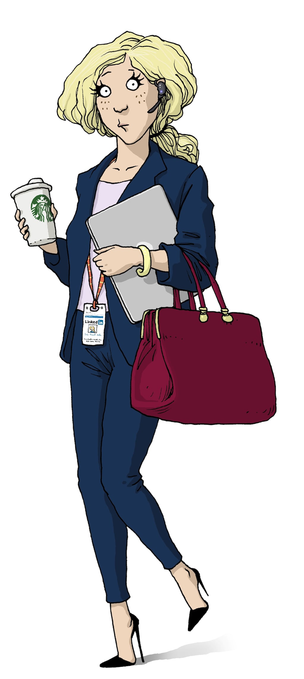 Ross O'Carroll-Kelly: Sorcha. Illustration: Alan Clarke