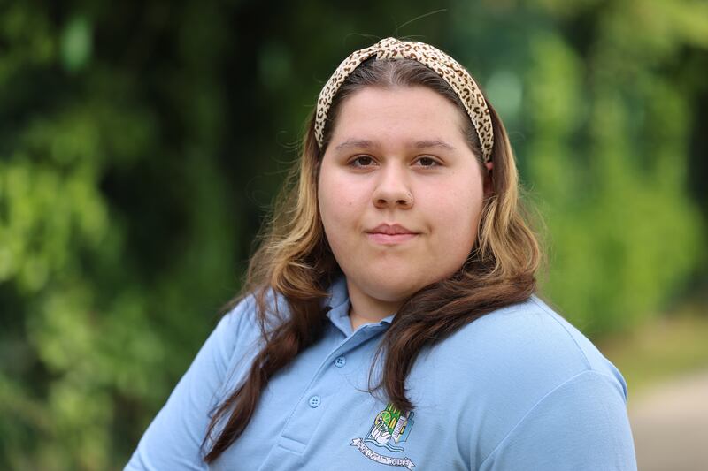 Leaving Cert student Amy Cox wants to do nursing. Photograph: Dara Mac Dónaill