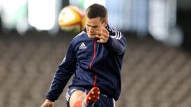 He may not taking the kicks but Jonny Sexton has  put his best foot forward