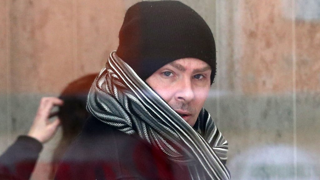 Gordon Rodgers arrives at the Dubl;in Circuit Criminal Court where he received a suspended sentence of three and a half years. Photograph: Collins Courts.