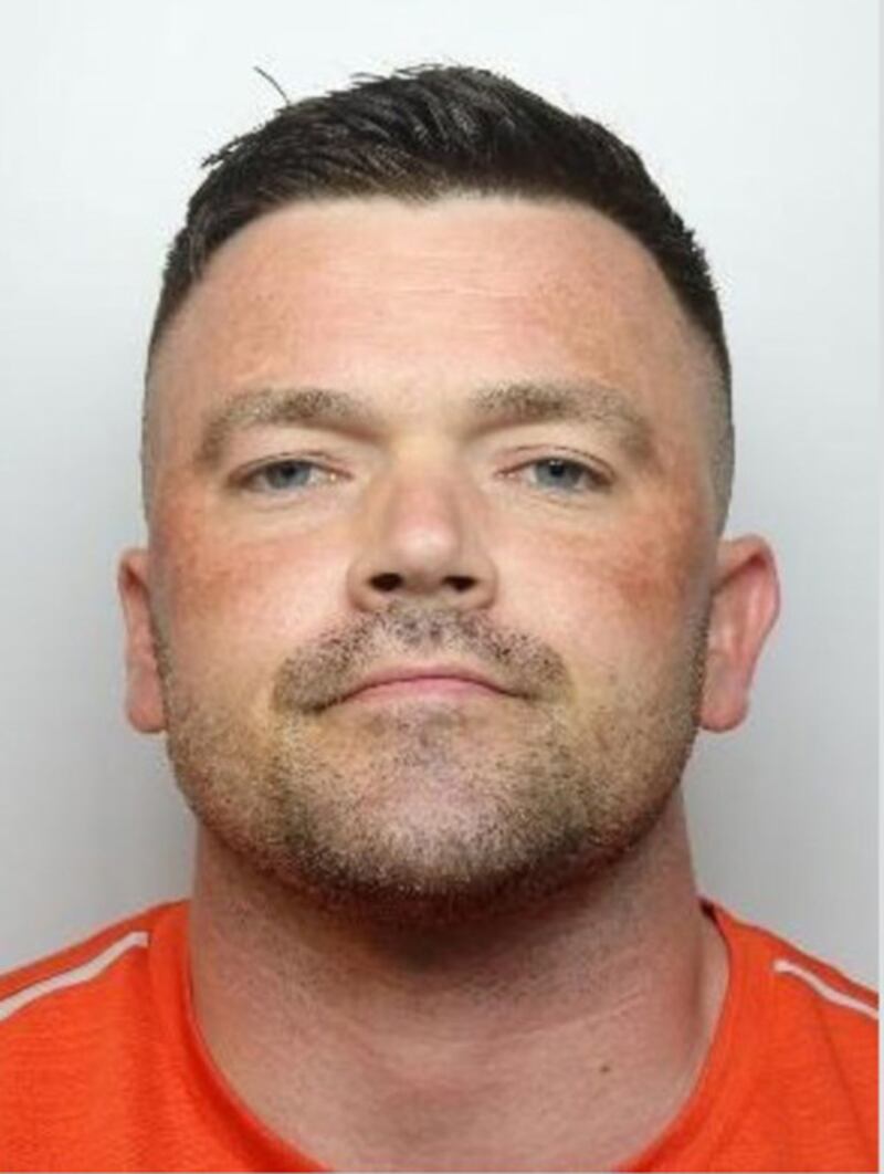 Billy Pemberton (31), who has been jailed at Sheffield Crown Court, for two years and four months after admitting violent disorder. Photograph: South Yorkshire Police/PA Wire