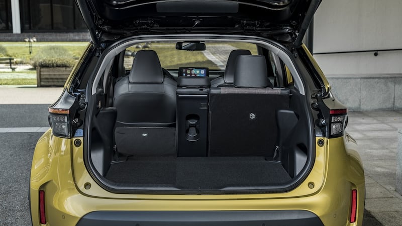 Toyota has carved out just-about adequate rear seat legroom, and a massive 397-litre boot.