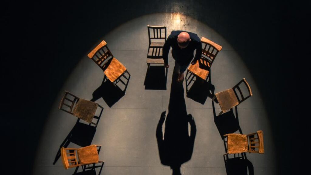 Total Immediate Collective Imminent Terrestrial Salvation: that Tim Crouch compares his fictive strategies to the darkest manipulations of politics seems bleakly grandiose. Photograph: Mihaela Bodlovic