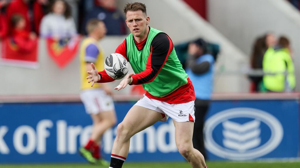 Craig Gilroy will make his 150th provincial appearance in Ulster’s Pro14 clash with Southern Kings. Photo: Ryan Byrne/Inpho