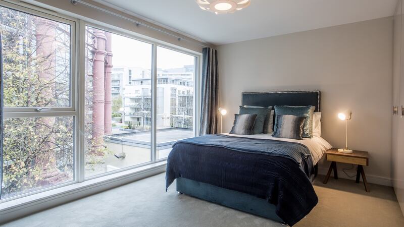 Master bedroom in four-bed house in The Ropery