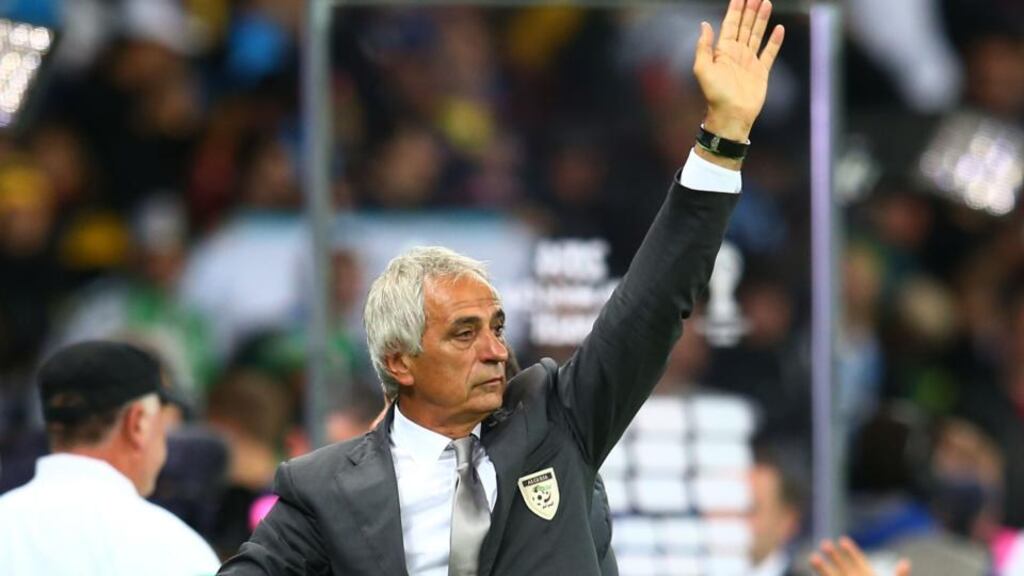 Algeria  coach Vahid Halilhodzic has resigned his position. Photograph: Julian Finney/Getty Images