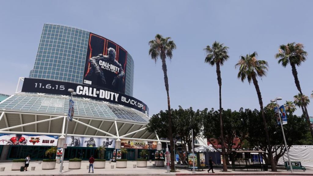 The Los Angeles Convention Centre, home of the annual E3 games exhibition. Photograph: Christian Petersen/Getty Images