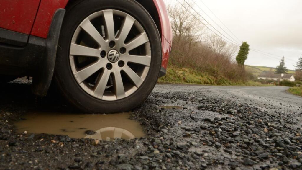 Local communities will be asked to consider contributing to the cost of road repairs. Photograph: Cyril Byrne