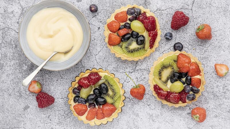 Fruit tarlets.