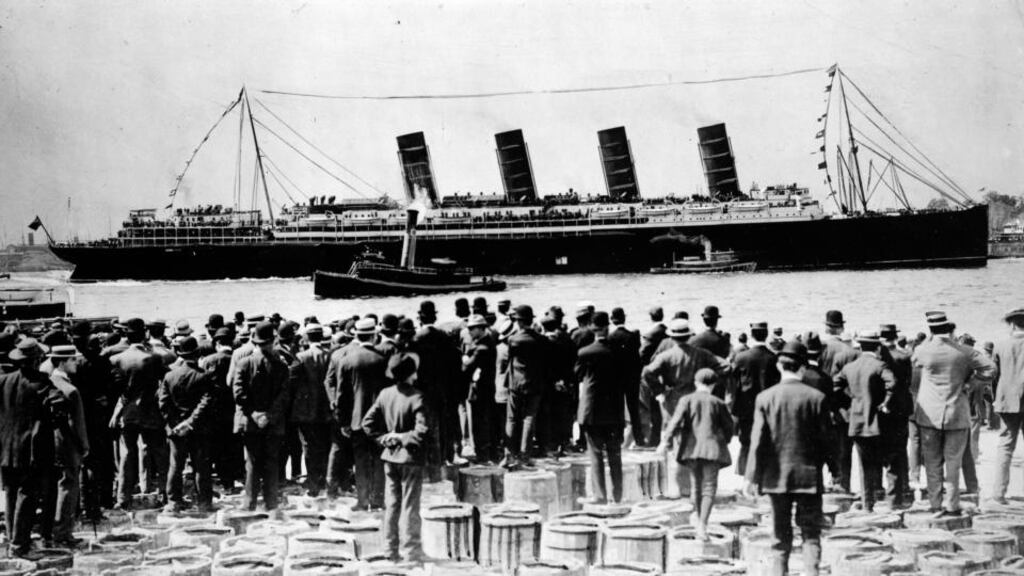 Ill-fated: RMS Lusitania on its maiden voyage from New York, in 1907. Photograph: Bain/Library of Congress