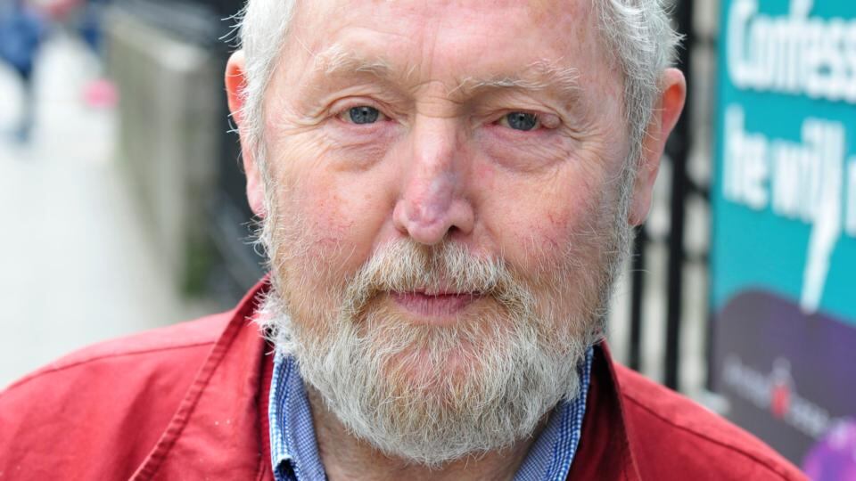 Mass goers vox pop at Dublin’s Pro Cathedral: Declan O’Neill from Phibsborough is voting Yes as “it’s time for a bit of a change.” Photograph: Aidan Crawley