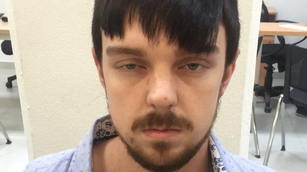 In a photo from the Jalisco State Attorney General’s office, Ethan Couch, who was arrested by authorities in the resort city of Puerto Vallarta, Mexico, on December 28th less than three weeks after he and his mother fled Texas. Photograph: The New York Times