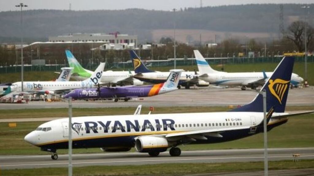 Eamon Ryan said that during Covid the Government had worked with the low-cost airline, notably on humanitarian missions to get people home.  Photograph: Nick Potts/PA Wire