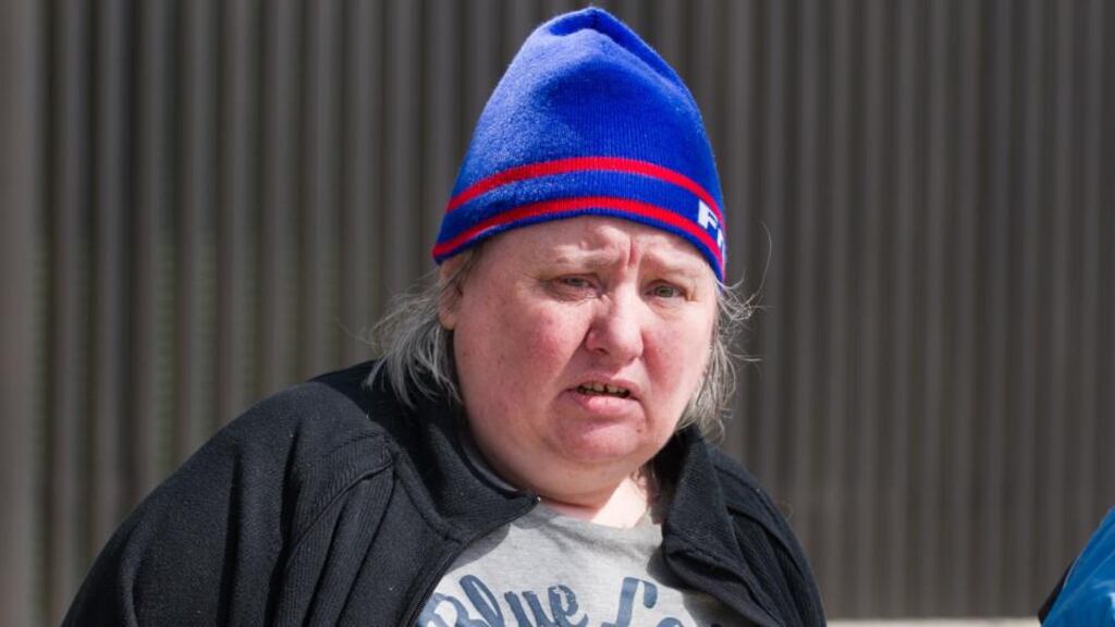 Anne Fennell pictured leaving Dublin District Court on Monday. Photograph:  Collins