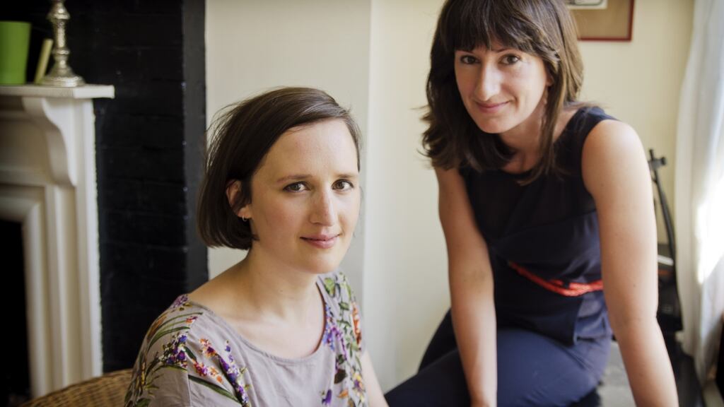 Lisa Coen, left, and Sarah Davis-Goff, founders of Tramp Press: people are interested in what we’re doing because in Ireland, literature feels close, real and relevant
